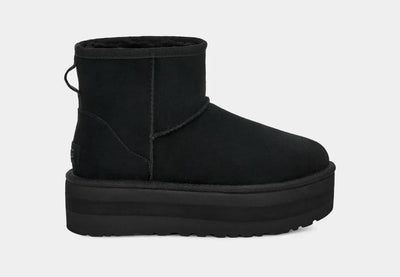UGG Mini Noir Plateforme