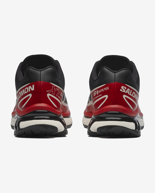 Salomon XT-6 Gore-Tex Black / Flame Scarlet / Vanilla Ice